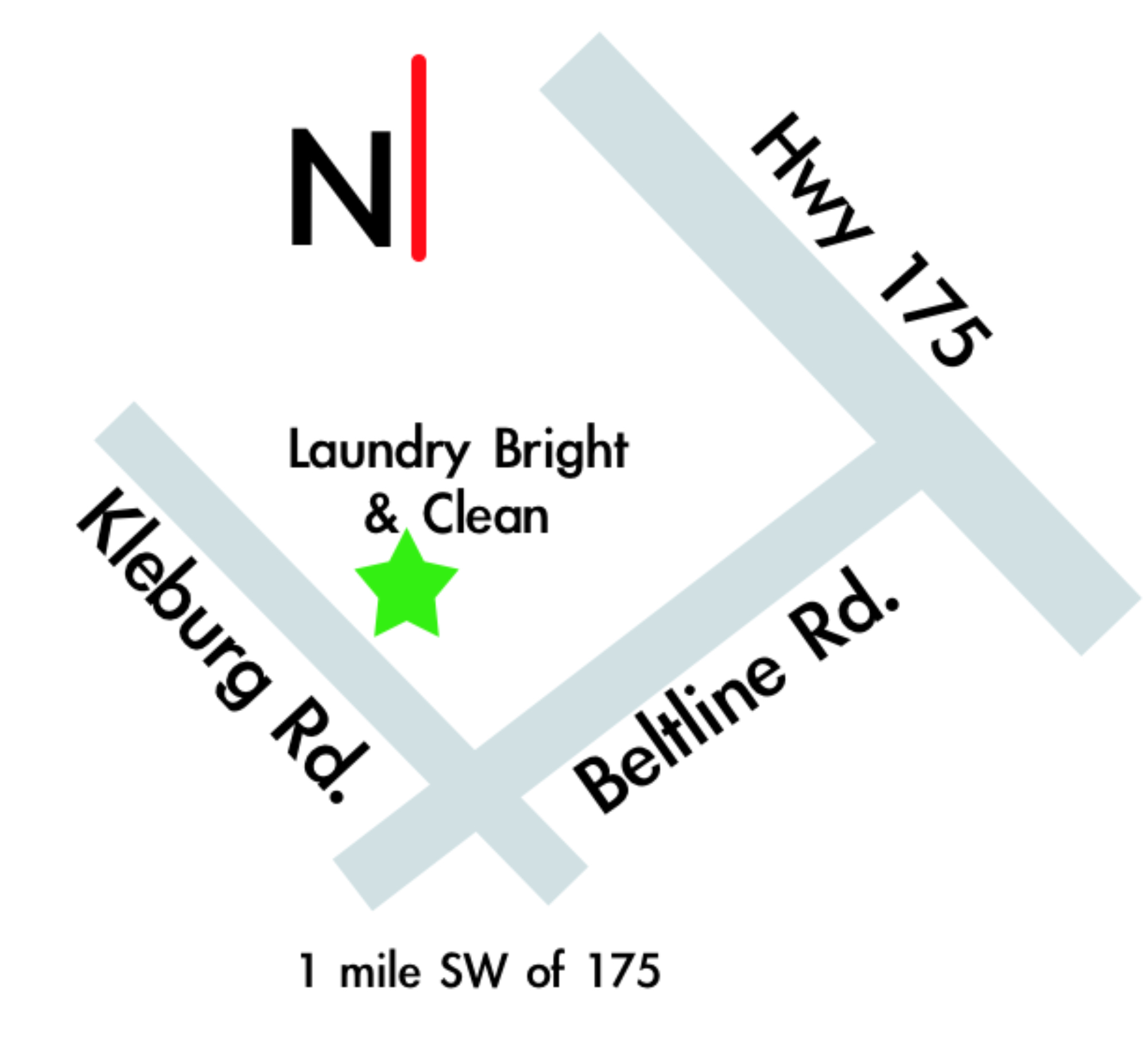 Laundry Bright & Clean location map